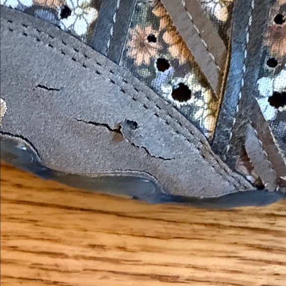 Rieker Gray Floral Sneakers for Women - Picture 4 of 9